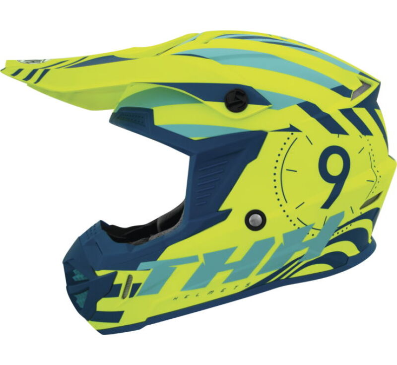 THH Helmets T730X Twister Neon Yelblu Xs 648002 648002 Photo - Primary