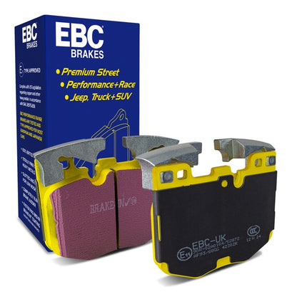 EBC 2017+ BMW 530 2.0L Turbo (G30) Yellowstuff Front Brake Pads DP42302R DP42302R Photo - Primary