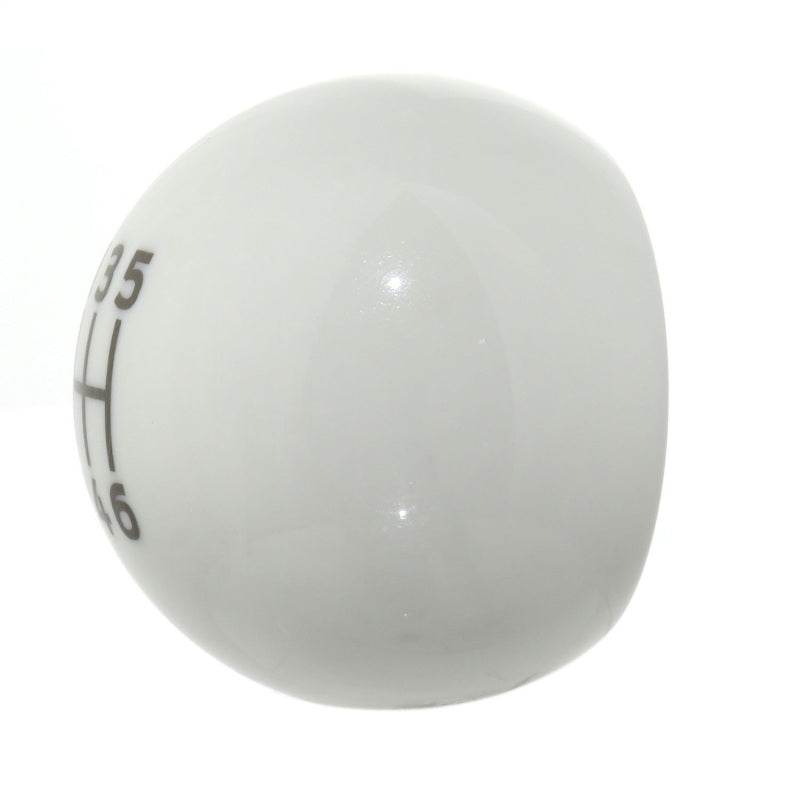Ford Racing 15-19 Ford Mustang EcoBoost / GT w/ 6-Speed Manual Transmission Bullitt White Shift Knob M-7213-M8B M-7213-M8B Photo - Unmounted