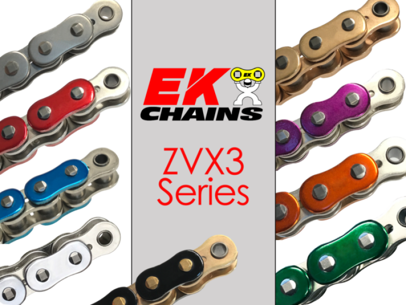 Vortex Racing 530 ZVX3 Rivet Master Link 100FT- Chrome 20pc 530ZVX3-1920C 530ZVX3-1920C Photo - Primary