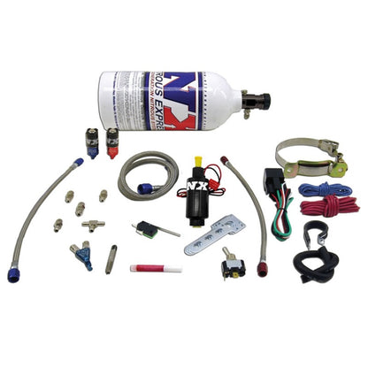 Nitrous Express Single Cyl Piranha Nitrous Kit w/2.5lb Bottle 60011P 60011P Photo - Primary
