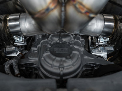 AWE Tuning AWE 2023 C8 Corvette Z06 SwitchPath Cat-Back Exhaust - Diamond Black Tips 3025-43906 3025-43906 Photo - Mounted