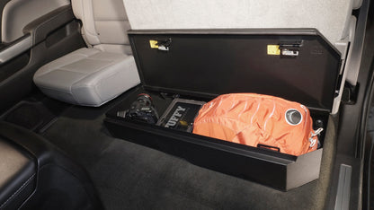 Tuffy Products Tuffy Underseat Lockbox 2/3 Length W/ Keyed Lock For Chevrolet Silverado & Gmc Sierra 340-01 340-01 Photo - Mounted