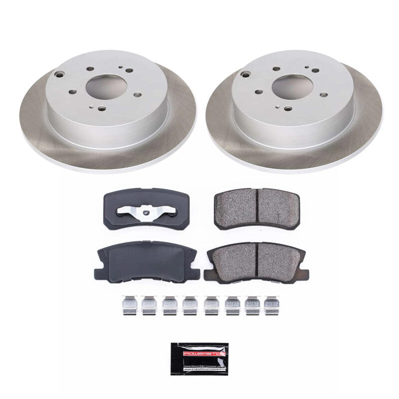 PowerStop Power Stop 10-11 Mitsubishi Endeavor Rear Semi-Coated Rotor Kit SC5260 SC5260 Photo - Primary