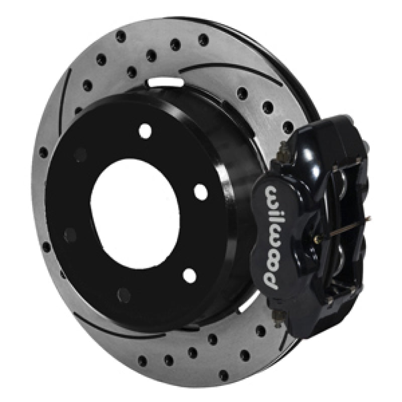 Wilwood 63-87 C10/C15 Dynalite BLK Calipers 12.19in x .81in D/S Rotors 6-Lug Rear Disc Brake Kit 140-16712-D