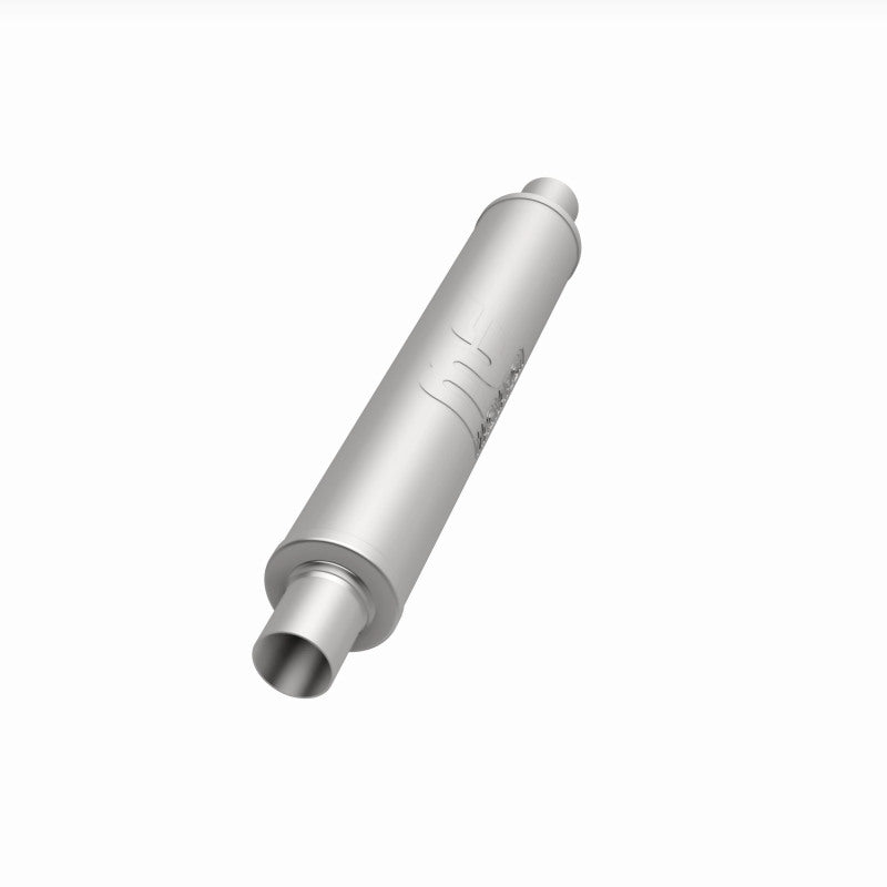 MagnaFlow 4" Round Center/Center Straight Through Performance Muffler 10435 360 Degree Image Set