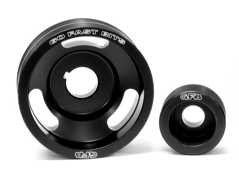 GFB 02-10 WRX/STI 2 Piece Under-Drive Pulley Kit w/ Belts (Crank & Alternator) 2001 2001 Photo - Primary