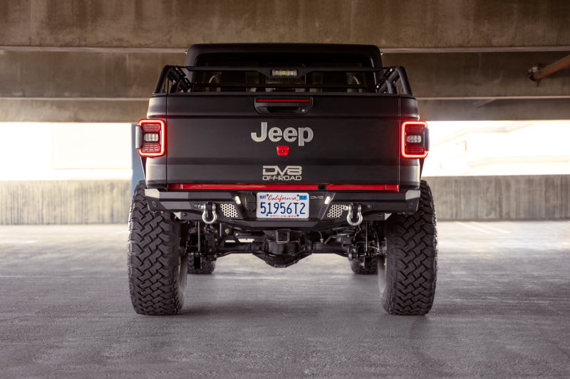 DV8 Offroad 20-23 Jeep Gladiator JT MTO Series Rear Bumper RBGL-06 RBGL-06 Photo - Unmounted