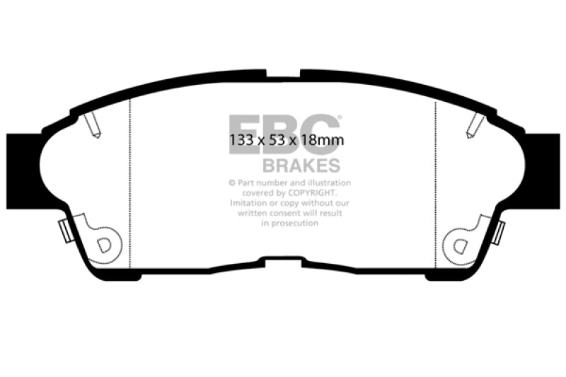 EBC Disc Brake Pad Set DP4964R Photo - Primary