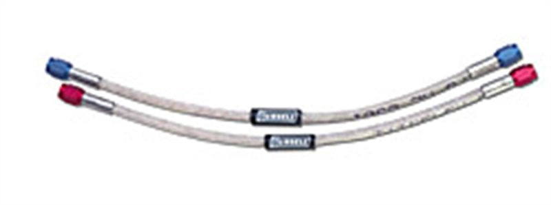 Russell Nitrous Hose #4 AN Straight To 90 Deg 15" Red 658240 Photo - Primary