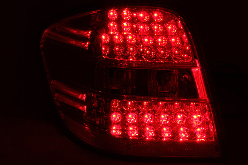 Anzo 2006-2007 Mercedes Benz M Class W164 LED Tail lights Red/Clear 321053 Photo - Mounted