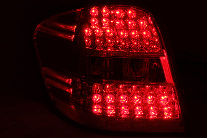 Anzo 2006-2007 Mercedes Benz M Class W164 LED Tail lights Red/Clear 321053 Photo - Mounted