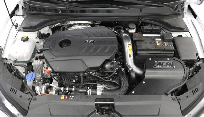 AEM Induction AEM C.A.S 19-20 Hyundai Veloster N 2.0T F/I Cold Air Intake System 21-873C 21-873C Photo - Mounted