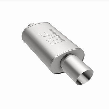 MagnaFlow 5" X 8" Oval Center/Center Performance Muffler With Tip 14827 360 Degree Image Set