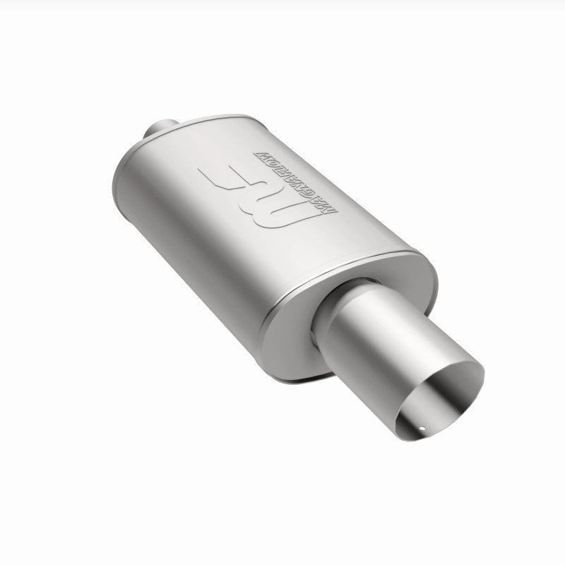 MagnaFlow 5" X 8" Oval Center/Center Performance Muffler With Tip 14827 360 Degree Image Set