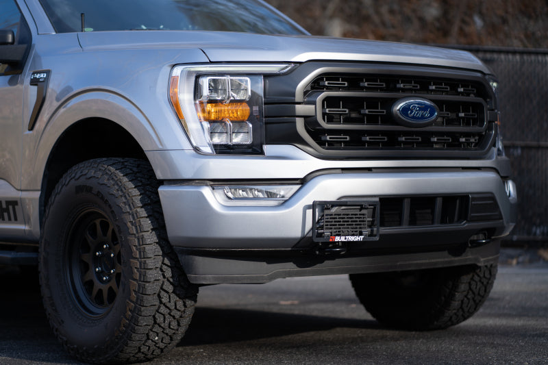 BuiltRight Industries 2021+ Ford F-150 License Plate Relocation Kit 106111 106111 Photo - Mounted