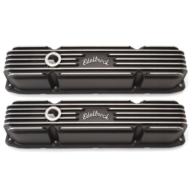 Edelbrock Valve Cover Classic Series Chrysler 383/440 CI V8 Black 41923 41923 Photo - Primary