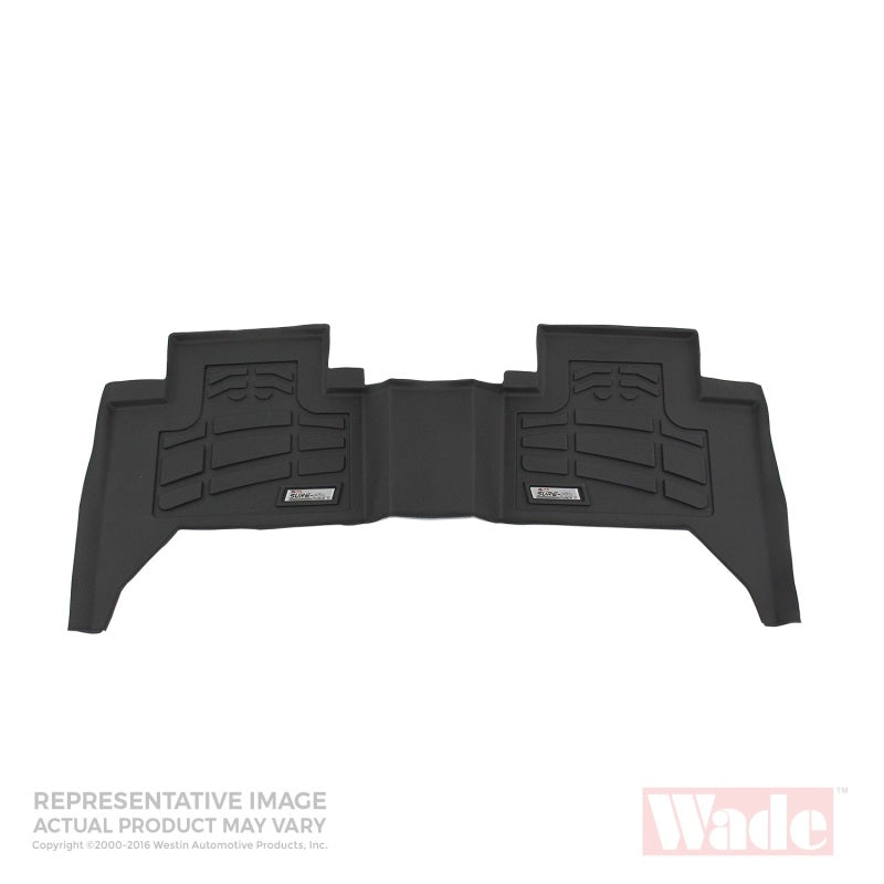 Westin 2002-2008 Dodge/Ram 1500 Mega Cab 4WD Wade Sure-Fit Floor Liners 2nd Row - Black 72-113029 72-113029 Photo - Primary