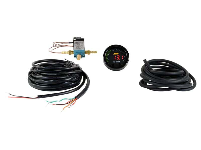 AEM X-Series Tru-Boost Controller Gauge w/ Boost Control Solenoid 80PSIg Internal MAP Sensor 30-0352 30-0352 Photo - out of package