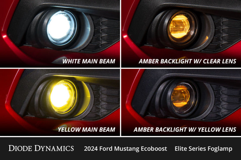 Diode Dynamics 2024 Ford Mustang EcoBoost Elite Series Add-On Fog Lamp Kit  White DD7959 DD7959 User 5