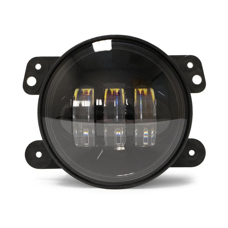 DV8 Offroad 07-18 Jeep Wrangler JK 4in 30W LED Replacement Fog Lights R4FL16W3W R4FL16W3W Photo - Close Up