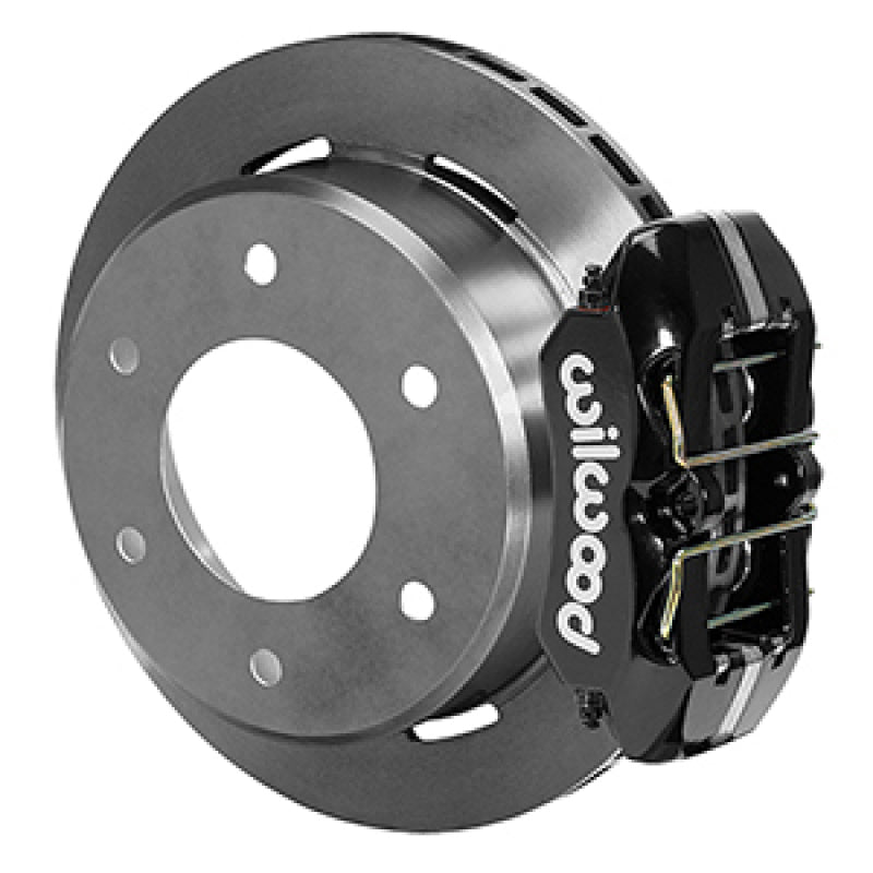 Wilwood 63-87 C10/C15 DynaPro FDPLP Black Calipers 11in x .81in Rotors 6-Lug Rear Disc Brake Kit 140-16711