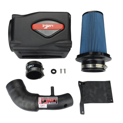 Injen 07-09 Wrangler 3.8L V6 w/ Box Wrinkle Black Power-Flow Air Intake System PF5002WB PF5002WB Photo - out of package