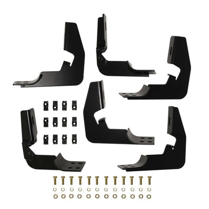 Westin 2014-2018 Chevy Silverado 1500 Dbl/Crew Cab Premier Oval Nerf Step Bar Mount Kit - Black 22-2015 22-2015 Photo - Primary