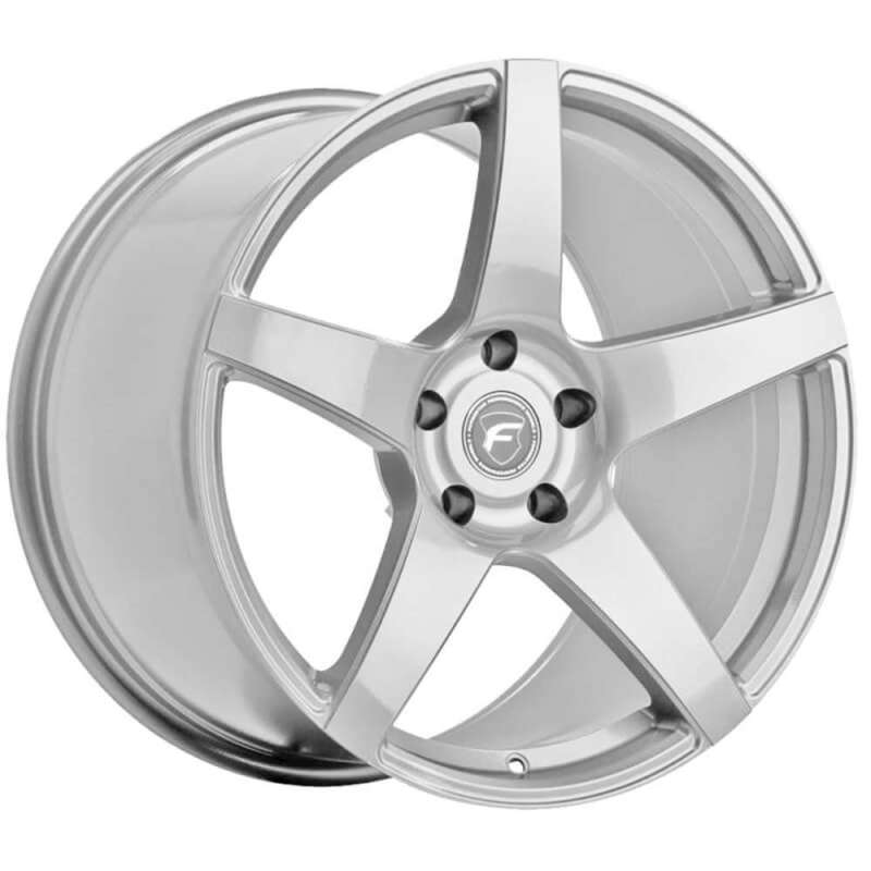 Forgestar CF5 19x10 / 5x114.3 BP / ET42 / 7.1in BS Gloss Silver Wheel F21690065P42 F21690065P42 Photo - Primary