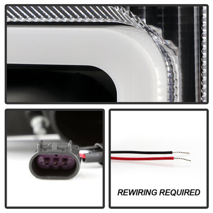 Spyder 17-18 Ford F250/F350/F450 Halogen Model Only -White Light Bar- Black- PRO-YD-FS17HALSI-BK 5087850 5087850 User 3