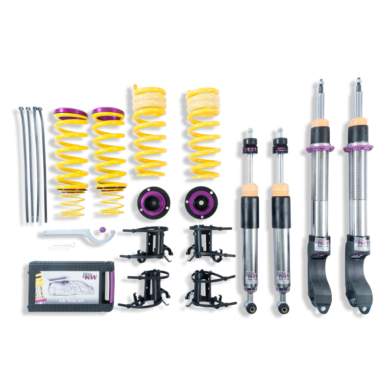 KW Coilover Kit V3 2018+ Mercedes E-Class (W213) E300/E400 4Matic Sedan w/o Electronic Dampening 3522500B 3522500B Photo - Primary