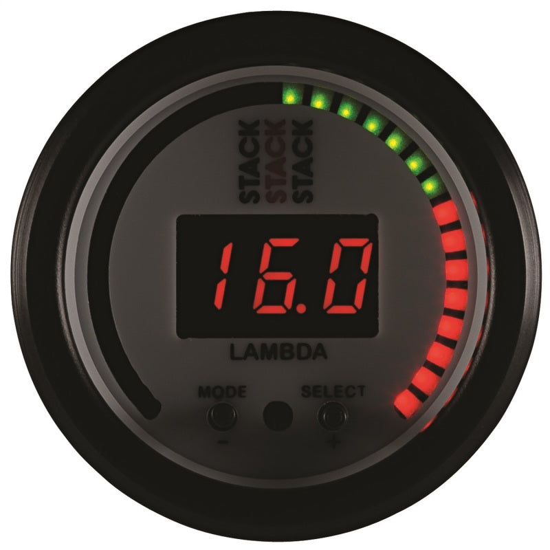 Autometer Stack 52mm Pro-Control Wideband Air/Fuel Ratio (Lambda) Gauge - White ST3404 ST3404 User 4