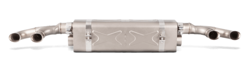 Akrapovic 16-17 Porsche 911 Turbo/Turbo S (991.2) Slip-On Line (Titanium) (Req. Tips/Diffuser) S-PO/TI/6H S-PO/TI/6H Photo - Primary