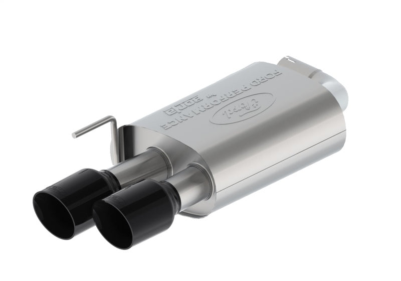 Ford Racing 2024 Mustang 2.3L Extreme Non-Active Axle-Back w/GT Valance - Black Tip M-5230-M2EBV M-5230-M2EBV Photo - Unmounted