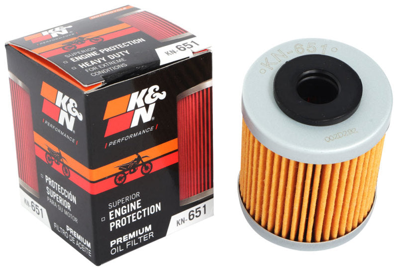 K&N Engineering K&N 1.63in OD x 2.125in H Oil Filter KN-651 KN-651 Photo - out of package