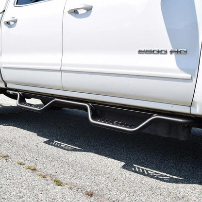 Westin 04-13 Chevrolet Silverado Outlaw Drop Nerf Step Bar - Textured Black 20-11955 20-11955 Photo - Mounted
