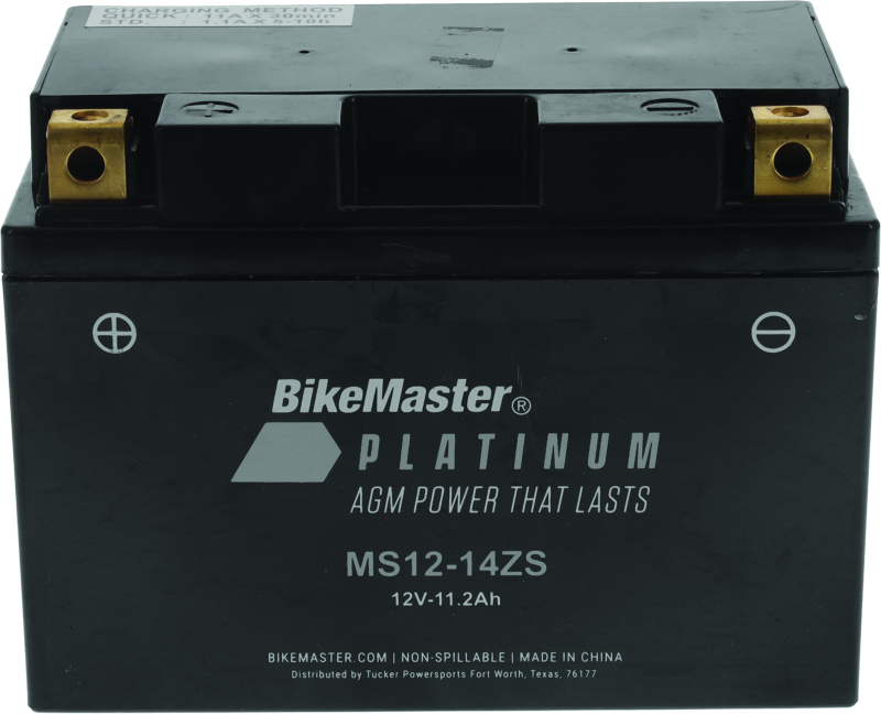 BikeMaster AGM Battery - MS12-14ZS 780716 780716 Photo - Primary