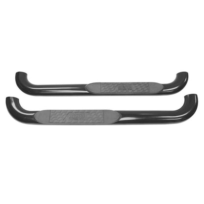 Westin 1999-2013 Chevy Silverado 1500 Reg Cab Platinum 4 Oval Nerf Step Bars - Black 21-1405 21-1405 Photo - Unmounted