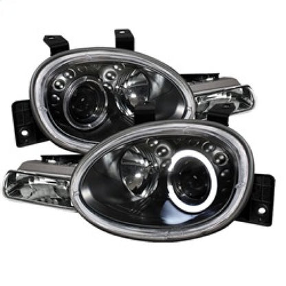 Spyder Dodge Neon 95-99/Plymouth Neon 95-99 Projector Headlights LED Halo Blk PRO-YD-DN95-HL-BK 5017420 5017420 Photo - Primary