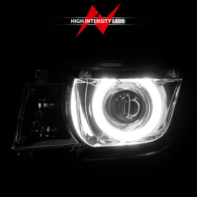 Anzo 2010-2013 Chevrolet Camaro Projector Headlights w/ Halo Chrome (CCFL) 121311 Photo - lifestyle view