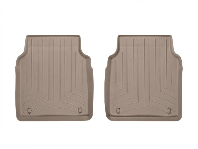 WeatherTech 11+ Audi A8 Rear FloorLiner - Tan 454202 454202 Photo - Primary