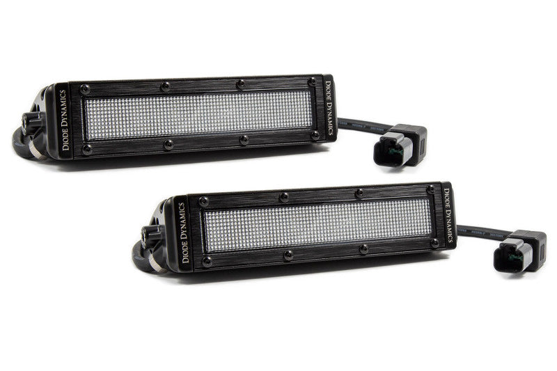 Diode Dynamics 6 In LED Light Bar Single Row Straight SS6 - White Flood Light Bar (Pair) DD6032P DD6032P Photo - Primary