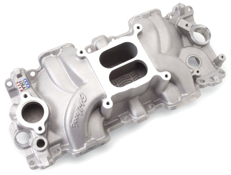 Edelbrock Intake Manifold, Single Quad, Perf. RPM, Chevrolet 348/409 "W" Big Blo 7158 Photo - Unmounted