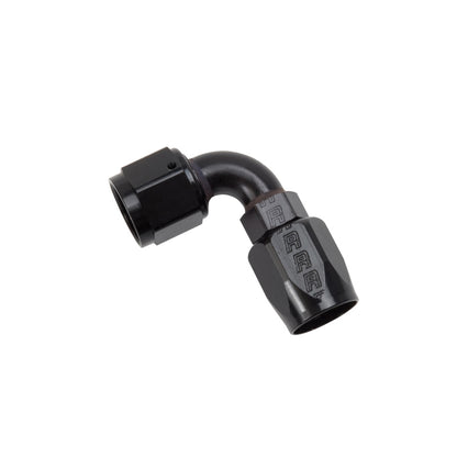 Russell Performance -8 AN Black 90 Degree Full Flow Hose End 610175 610175 Photo - out of package