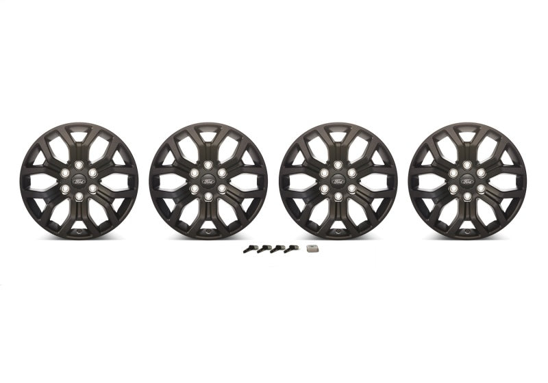 Ford Racing 2021+ F-150 18in Matte Black Wheel Kit M-1007K-1875MB M-1007K-1875MB Photo - Unmounted