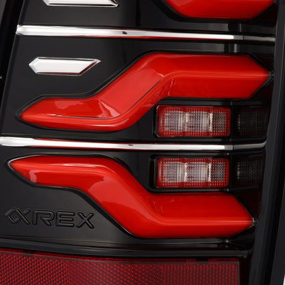 AlphaRex 05-15 Toyota Tacoma LUXX LED Taillights Blk/Red w/Activ Light/Seq Signal 680070 680070 User 6