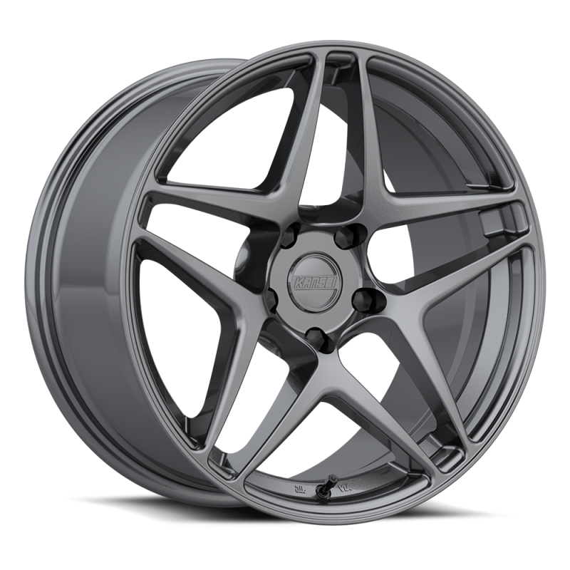 Kansei K15G Astro 18x9.5in / 5x100 BP / 22mm Offset / 73.1mm Bore - Gunmetal Wheel K15G-189516+22 K15G-189516+22 Photo - Primary