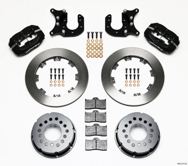 Wilwood Forged Dynalite P/S Rear Kit Mopar-Dana 2.36in Offset 140-2117-B 140-2117-B Photo - Primary
