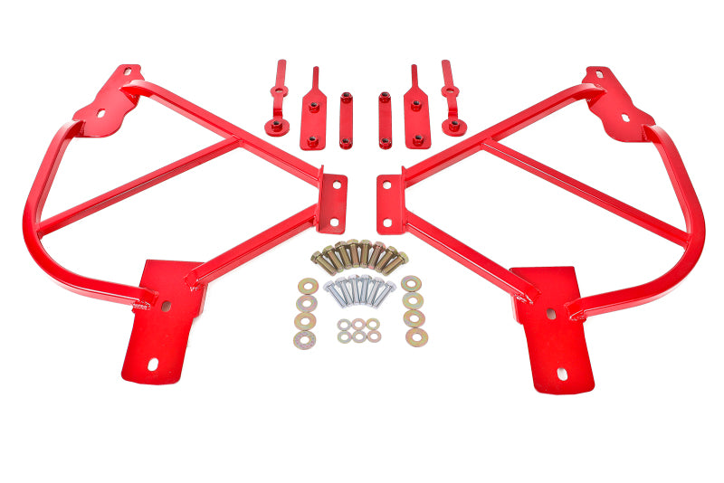BMR 10-15 5th Gen Camaro Bolt-On Subframe Connectors - Red SFC015R SFC015R User 1