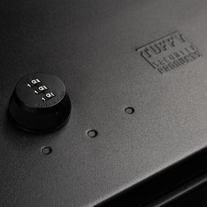Tuffy Products Tuffy Underseat Lockbox W/ Combo Lock For Chevrolet Silverado & Gmc Sierra Crew & Double Cab 352-01-A 352-01-A Photo - Close Up